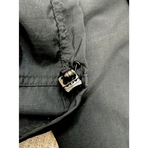 LL Bean Jacket Mens XL Reg Mountain Classic Full Zip Hooded Hiking Rain Black - Picture 8 of 8